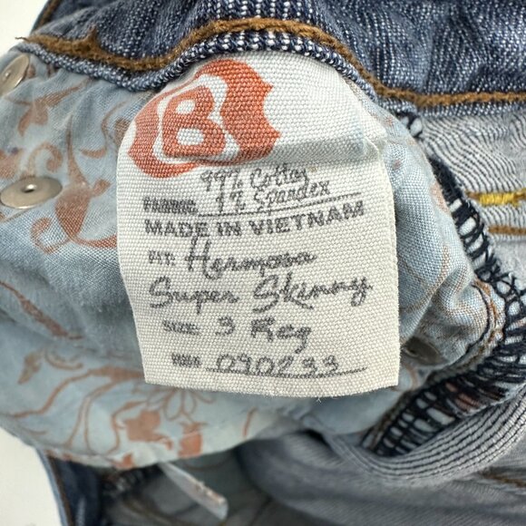 Bullhead Hermosa Super Skinny Women's size 3 Medium Wash Blue Denim Jeans - Picture 3 of 4